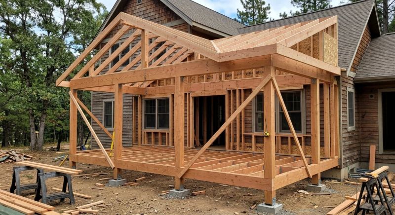 Porch Framing in Kansas City, KS