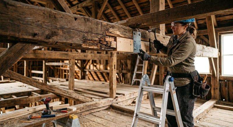 Broken Truss Repair in Wilmington, NC