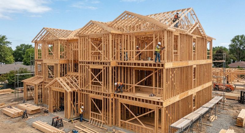 Building Framing in Conroe, TX