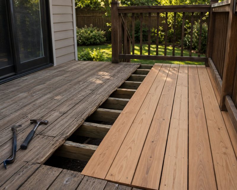 Deck Floor Replacement in Redmond, WA