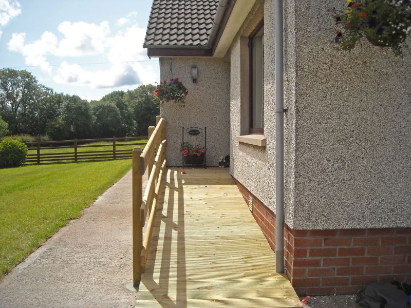 Deck Ramp Installation in Wilmington, NC