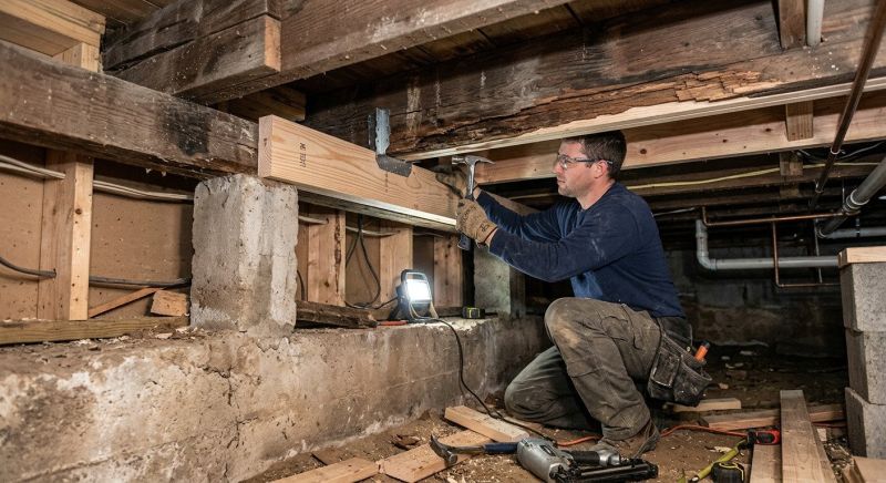 House Beam Repair in Kansas City, KS