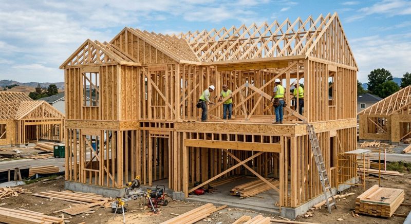 Porch Framing in Conroe, TX
