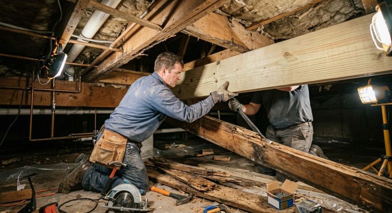 Roof Joist Repair in Wilmington, NC