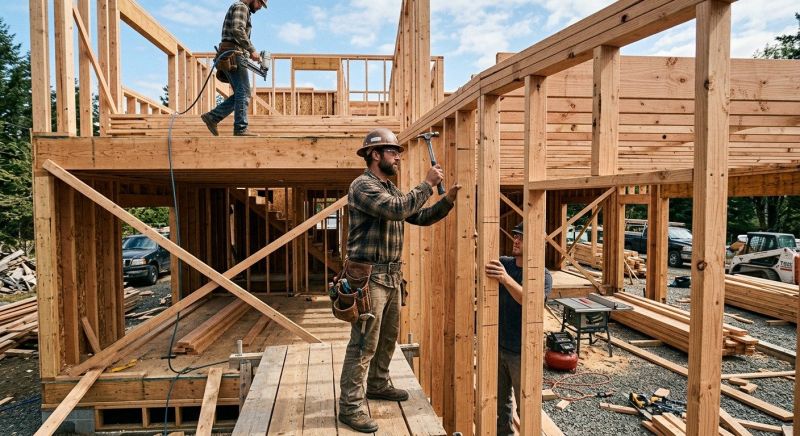 Shop Framing in Conroe, TX